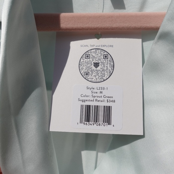 Revolve Lita By Ciara Romper Sprout Green size Medium High End brand $348 - Picture 5 of 12